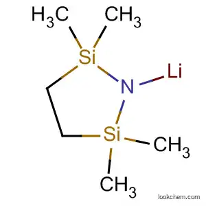 Molecular Structure of 106112-92-9 (1-Aza-2,5-disilacyclopentane, 2,2,5,5-tetramethyl-, lithium salt)