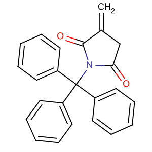 Molecular Structure of 99885-67-3 (2,5-Pyrrolidinedione, 3-methylene-1-(triphenylmethyl)-)