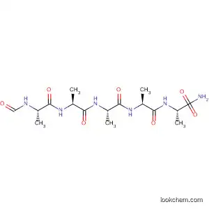 Molecular Structure of 145120-73-6 (L-Alaninamide, N-formyl-L-alanyl-L-alanyl-L-alanyl-L-alanyl-)