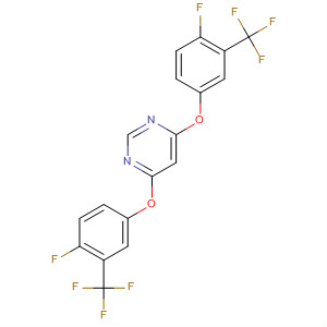 Pyrimidine, 4,6-bis[4-fluoro-3-(trifluoromethyl)phenoxy]-