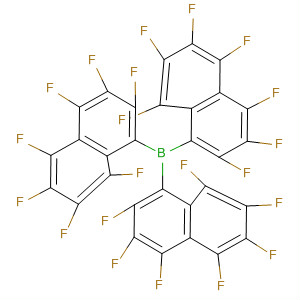 Molecular Structure of 190282-03-2 (Borane, tris(heptafluoronaphthalenyl)-)