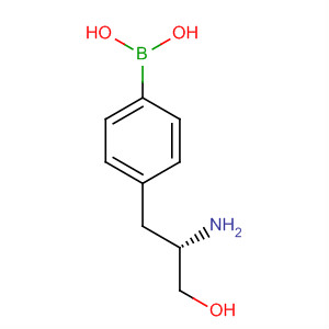 Molecular Structure of 299157-80-5 (Boronic acid, [4-[(2S)-2-amino-3-hydroxypropyl]phenyl]-)