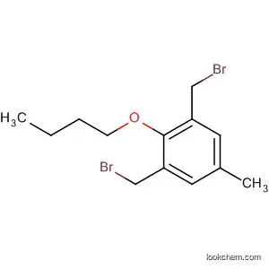 Molecular Structure of 375843-22-4 (Benzene, 1,3-bis(bromomethyl)-2-butoxy-5-methyl-)