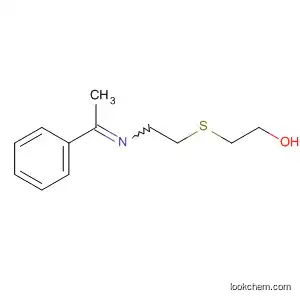 Molecular Structure of 388602-63-9 (Ethanol, 2-[[2-[(1-phenylethylidene)amino]ethyl]thio]-)