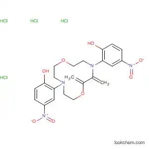 Molecular Structure of 388603-35-8 (Phenol,
2,2'-[1,7-dioxa-4,10-diazacyclododecane-4,10-diylbis(methylene)]bis[4
-nitro-, dihydrochloride)