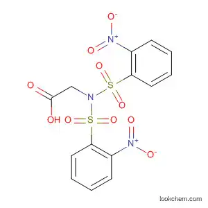 Molecular Structure of 388606-74-4 (Glycine, N,N-bis[(2-nitrophenyl)sulfonyl]-)