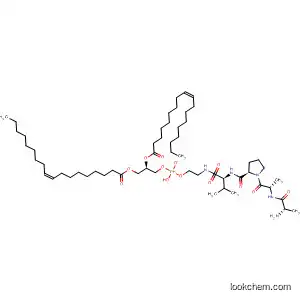 Molecular Structure of 389063-75-6 (L-Valinamide,
L-alanyl-L-alanyl-L-prolyl-N-[(7R,18Z)-4-hydroxy-4-oxido-10-oxo-7-[[(9Z)-
1-oxo-9-octadecenyl]oxy]-3,5,9-trioxa-4-phosphaheptacos-18-en-1-yl]-)