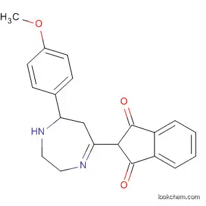 1H-Indene-1,3(2H)-dione,
2-[2,3,6,7-tetrahydro-7-(4-methoxyphenyl)-1H-1,4-diazepin-5-yl]-