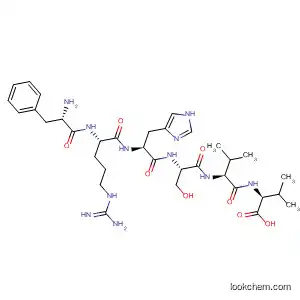 Molecular Structure of 391197-54-9 (L-Valine, L-phenylalanyl-L-arginyl-L-histidyl-L-seryl-L-valyl-)