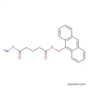 Molecular Structure of 391232-68-1 (Pentanedioic acid, mono(9-anthracenylmethyl) ester, sodium salt)