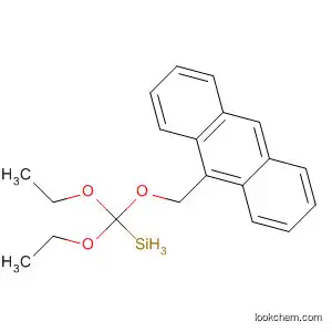 Molecular Structure of 391241-74-0 (Silane, (9-anthracenylmethoxy)diethoxymethyl-)