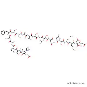 Molecular Structure of 395057-78-0 (L-Aspartic acid,
L-a-glutamyl-L-histidyl-L-threonyl-L-prolyl-L-alanyl-L-alanyl-L-phenylalanyl-L
-seryl-L-cysteinyl-L-alanyl-L-threonyl-L-seryl-L-leucyl-L-seryl-L-asparaginyl-
L-leucyl-L-seryl-L-methionyl-L-methionyl-L-a-aspartyl-)