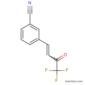 Molecular Structure of 395060-13-6 (Benzonitrile, 3-(4,4,4-trifluoro-3-oxo-1-butenyl)-)