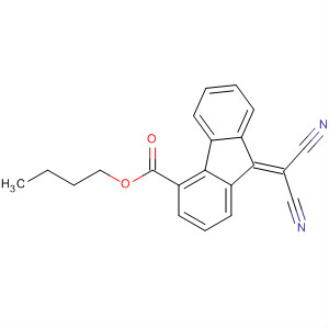 9H-Fluorene-4-carboxylic acid, 9-(dicyanomethylene)-, butyl ester