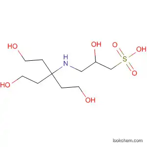 Molecular Structure of 107900-94-7 (1-Propanesulfonic acid,
2-hydroxy-3-[[3-hydroxy-1,1-bis(2-hydroxyethyl)propyl]amino]-)