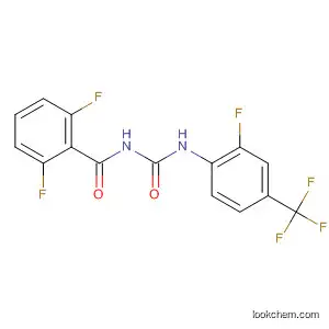 Molecular Structure of 114973-14-7 (Benzamide,
2,6-difluoro-N-[[[2-fluoro-4-(trifluoromethyl)phenyl]amino]carbonyl]-)