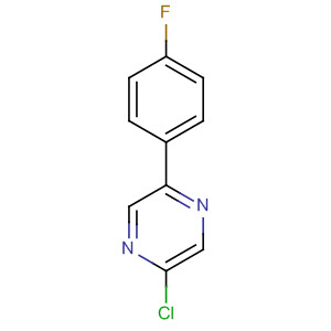 Molecular Structure of 115104-61-5 (Pyrazine, 2-chloro-5-(4-fluorophenyl)-)