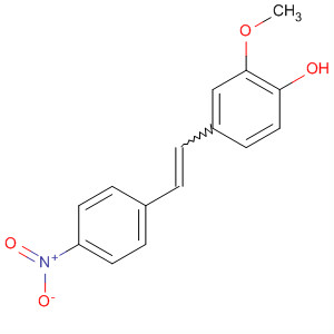 Molecular Structure of 124797-64-4 (Phenol, 2-methoxy-4-[2-(4-nitrophenyl)ethenyl]-)