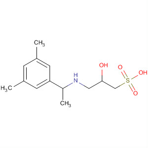 Molecular Structure of 126400-78-0 (1-Propanesulfonic acid, 3-[(3,5-dimethylphenyl)ethylamino]-2-hydroxy-)