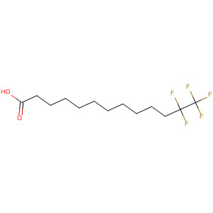 Molecular Structure of 1427-85-6 (Tridecanoic acid, 12,12,13,13,13-pentafluoro-)