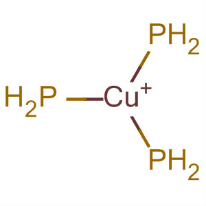 Molecular Structure of 146428-72-0 (Copper(1+), tris(phosphine)-)