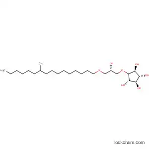 Molecular Structure of 147103-04-6 (1,2,3,4-Cyclopentanetetrol,
5-[(2S)-2-hydroxy-3-[(10-methylhexadecyl)oxy]propoxy]-,
(1S,2R,3R,4S)-)
