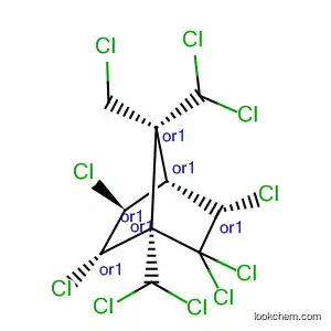 Molecular Structure of 151133-85-6 (Bicyclo[2.2.1]heptane,
2,2,3,5,6-pentachloro-7-(chloromethyl)-1,7-bis(dichloromethyl)-,
(1R,3S,4S,5S,6S,7R)-rel-)