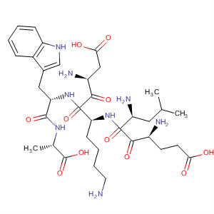 Molecular Structure of 152051-21-3 (L-Alanine, L-a-glutamyl-L-leucyl-L-a-aspartyl-L-lysyl-L-tryptophyl-)