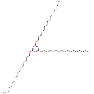 Molecular Structure of 16715-81-4 (1,3,5-Triazine, 2,4,6-tris[3-(dodecylthio)propoxy]-)