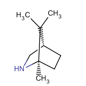 Molecular Structure of 167257-29-6 (2-Azabicyclo[2.2.1]heptane, 1,7,7-trimethyl-, (1R,4S)-)