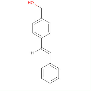 Molecular Structure of 168291-15-4 (Benzenemethanol, 4-[(1E)-2-phenylethenyl]-)
