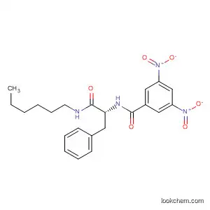 Molecular Structure of 169556-67-6 (Benzenepropanamide, a-[(3,5-dinitrobenzoyl)amino]-N-hexyl-, (R)-)
