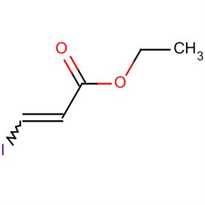 Molecular Structure of 172495-33-9 (2-Propenoic acid, 3-iodo-, ethyl ester)