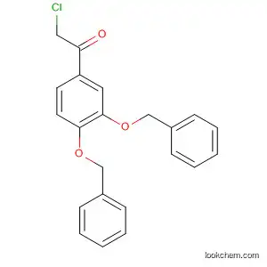 Molecular Structure of 177963-06-3 (Ethanone, 1-[3,4-bis(phenylmethoxy)phenyl]-2-chloro-)