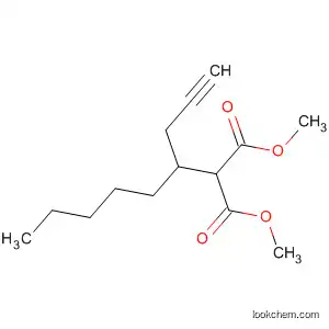 Molecular Structure of 180691-25-2 (Propanedioic acid, 4-nonynyl-, dimethyl ester)