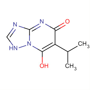 Molecular Structure of 191656-02-7 ([1,2,4]Triazolo[1,5-a]pyrimidin-5(1H)-one, 7-hydroxy-6-(1-methylethyl)-)
