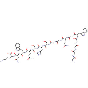 Molecular Structure of 196096-11-4 (L-Lysine,
glycylglycylglycylglycyl-L-tryptophylglycyl-L-glutaminylglycylglycyl-L-seryl-L-
histidyl-L-seryl-L-glutaminyl-L-tryptophyl-L-asparaginyl-)