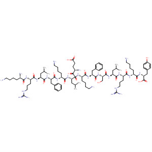 Molecular Structure of 196711-38-3 (L-Tyrosine,
L-lysyl-L-arginyl-L-leucyl-L-phenylalanyl-L-lysyl-L-a-glutamyl-L-leucyl-L-lysyl-
L-phenylalanyl-L-seryl-L-leucyl-L-arginyl-L-lysyl-)