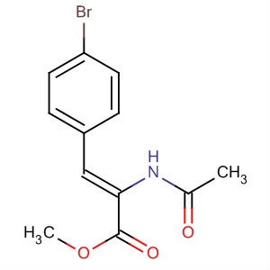Molecular Structure of 197087-52-8 (2-Propenoic acid, 2-(acetylamino)-3-(4-bromophenyl)-, methyl ester,
(2Z)-)