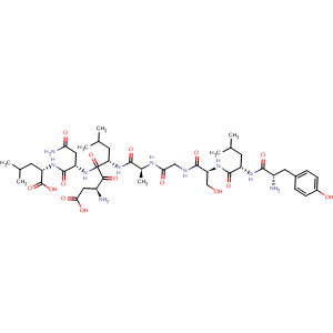 Molecular Structure of 198274-43-0 (L-Leucine,
L-tyrosyl-L-leucyl-L-serylglycyl-L-alanyl-L-a-aspartyl-L-leucyl-L-asparaginyl-)