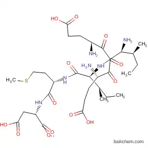 Molecular Structure of 199287-51-9 (L-Aspartic acid,
L-a-glutamyl-L-a-glutamyl-L-isoleucyl-L-isoleucyl-L-methionyl-)