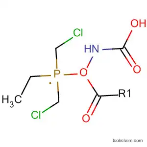 Molecular Structure of 242146-46-9 (Carbamic acid, [bis(chloromethyl)phosphinyl]-, ethyl ester)