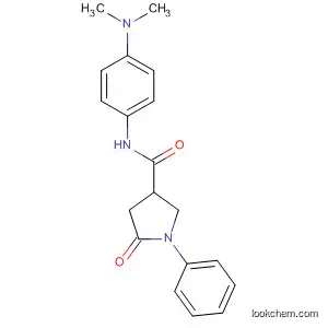 Molecular Structure of 302560-04-9 (3-Pyrrolidinecarboxamide,
N-[4-(dimethylamino)phenyl]-5-oxo-1-phenyl-)
