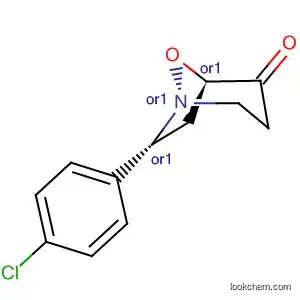 Molecular Structure of 319431-92-0 (8-Oxa-1-azabicyclo[3.2.1]octan-4-one, 7-(4-chlorophenyl)-,
(1R,5R,7R)-rel-)
