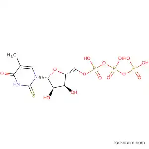 Molecular Structure of 322728-17-6 (Thymidine 5'-(tetrahydrogen triphosphate), 2-thio-)