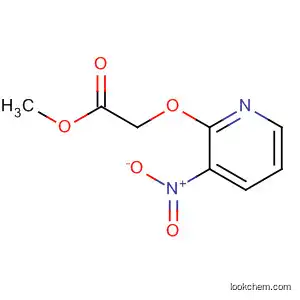 Molecular Structure of 353292-96-3 (Acetic acid, [(3-nitro-2-pyridinyl)oxy]-, methyl ester)