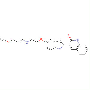 3-[5-[2-[N-(2-Methoxyethyl)-N-methylamino]ethoxy]-1H-indol-2-yl]quinolin-2(1H)-one