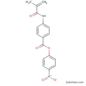 Molecular Structure of 467442-49-5 (Benzoic acid, 4-[(2-methyl-1-oxo-2-propenyl)amino]-, 4-nitrophenyl
ester)