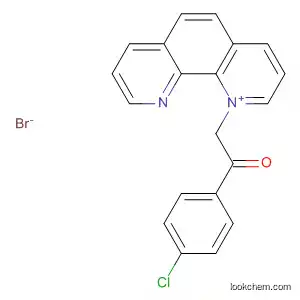 Molecular Structure of 468084-08-4 (1,10-Phenanthrolinium, 1-[2-(4-chlorophenyl)-2-oxoethyl]-, bromide)