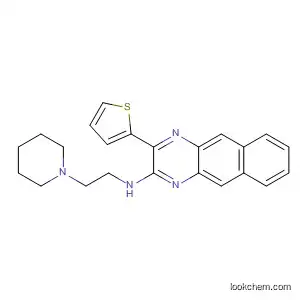Benzo[g]quinoxalin-2-amine, N-[2-(1-piperidinyl)ethyl]-3-(2-thienyl)-